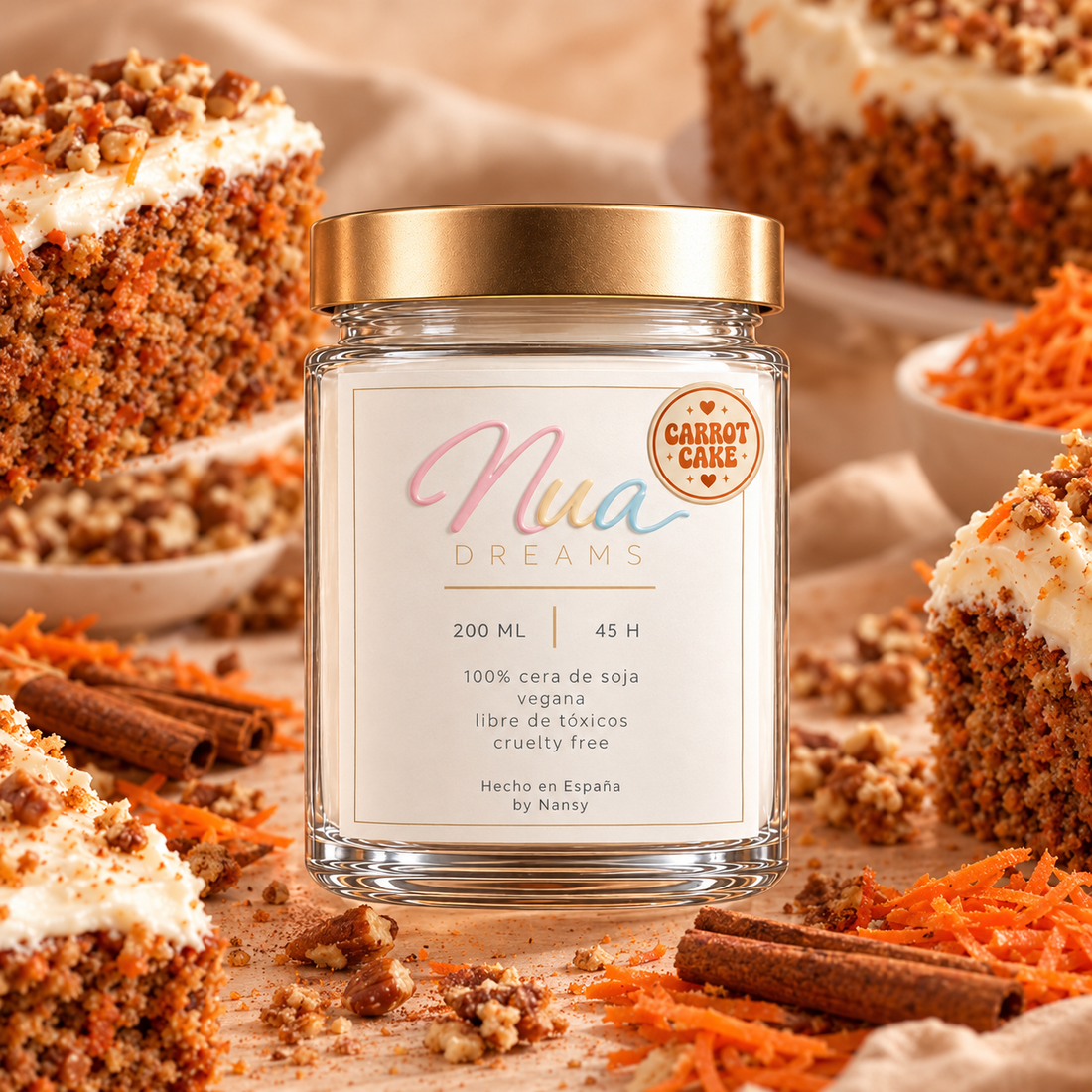 Vela Carrot Cake | Nua Dreams